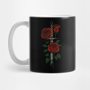 Knife and Rose Mug